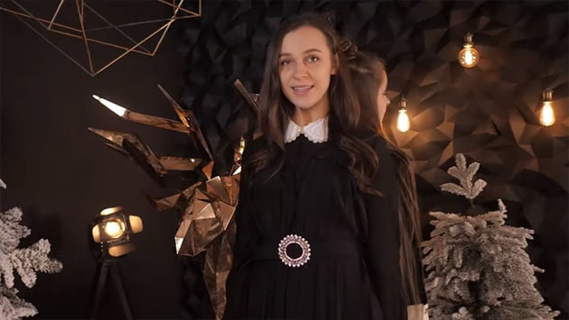 Ангеліна та Регіна Савчуки — В ніч Різдва